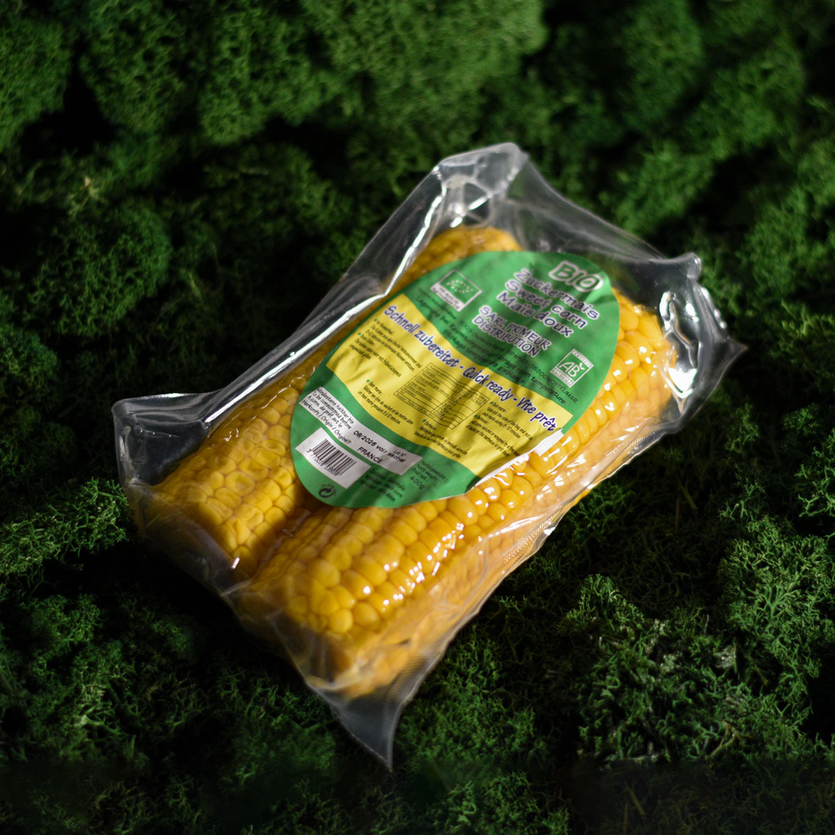 Kukurūzai virti, vakuume