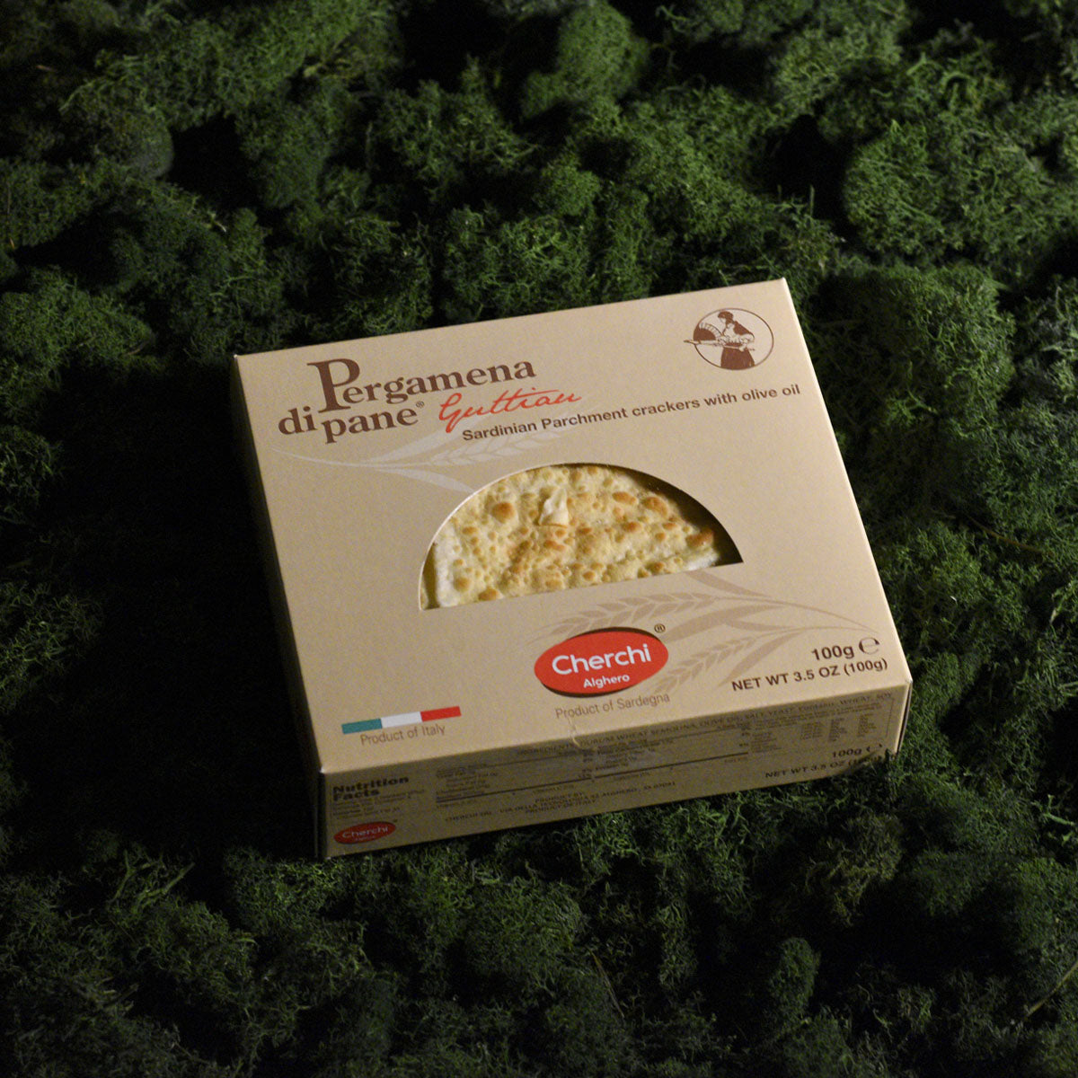 Sardinietiška duonelė su alyvuogių aliejumi 100g