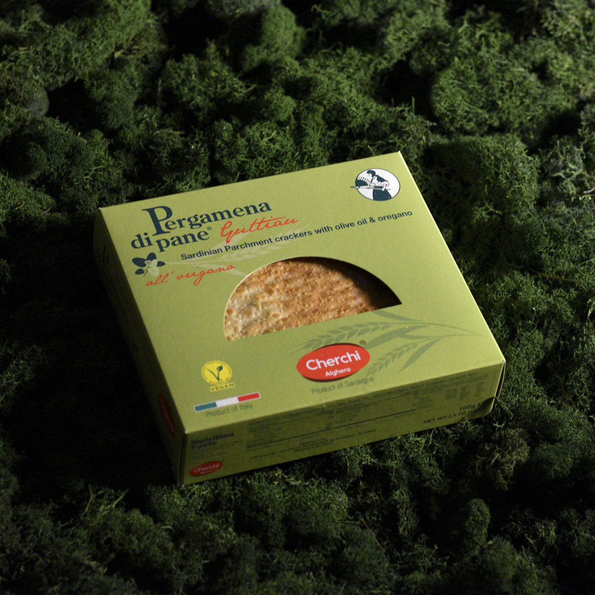 Sardinietiška duonelė su raudonėliu 100g